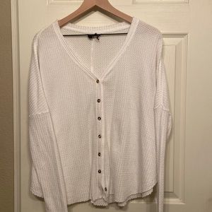 Urban Outfitters Waffle Long Sleeve Tshirt